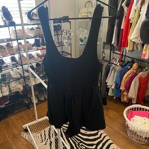 Free People Black Romper
